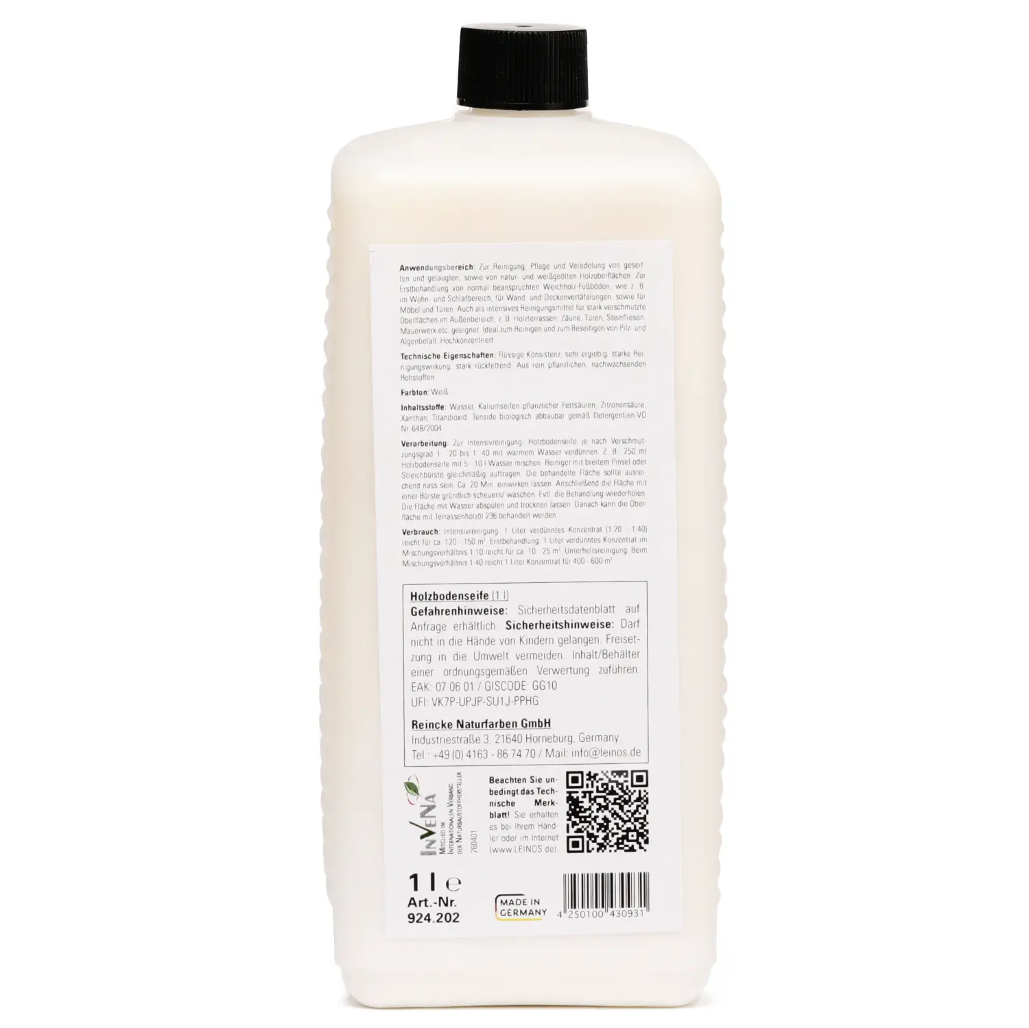 Holzbodenseife 924 Weiß 2,5 l