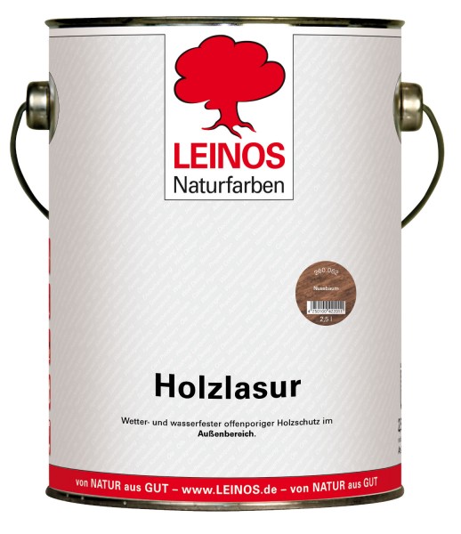 Holzlasur für außen 260 Nussbaum 2,5 l