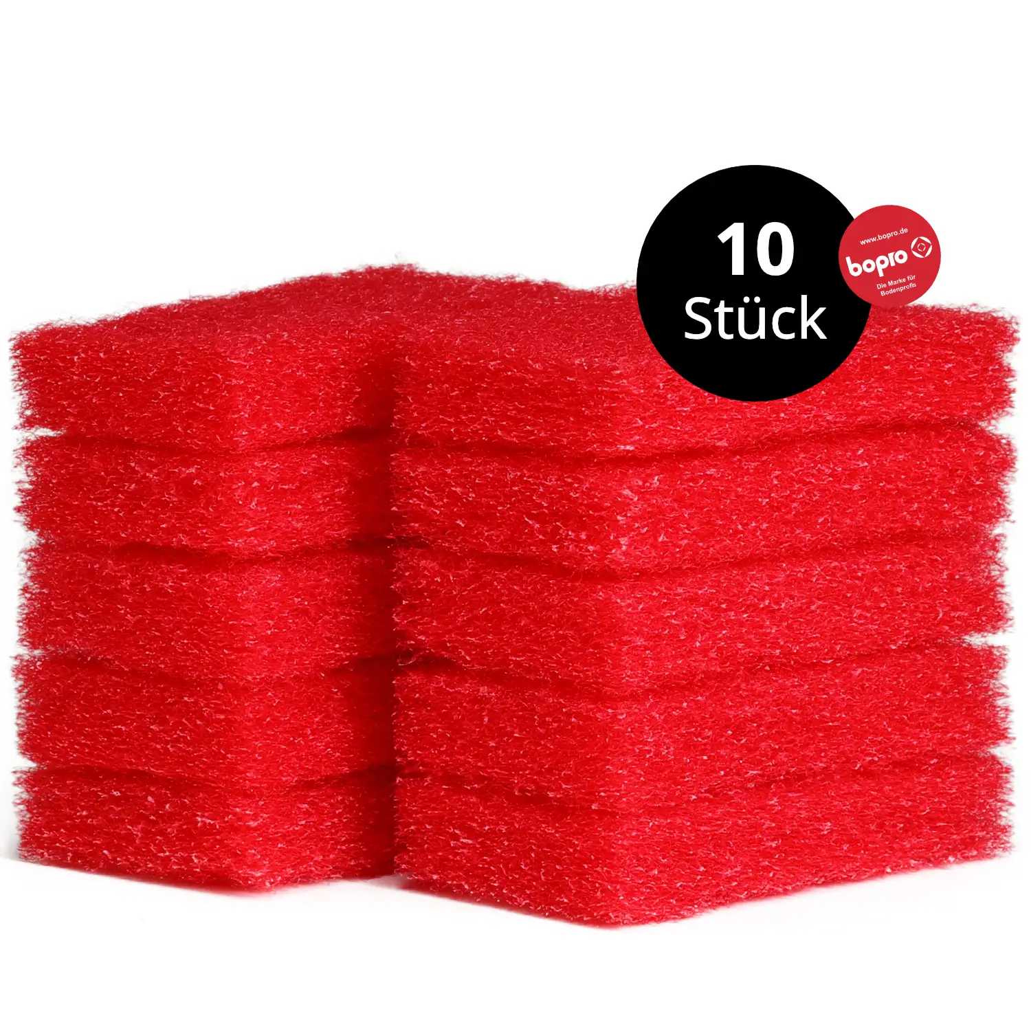 Rotes Super-Reinigungspad klein